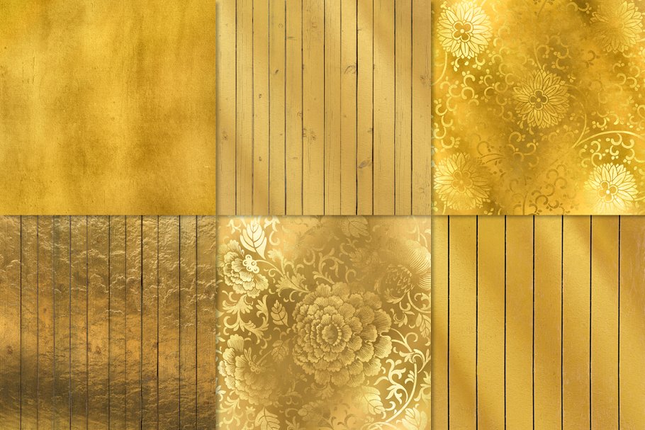 240+金色风格背景纹理合集[2.02GB] 240+ Gold Background Texture Pack插图(5)