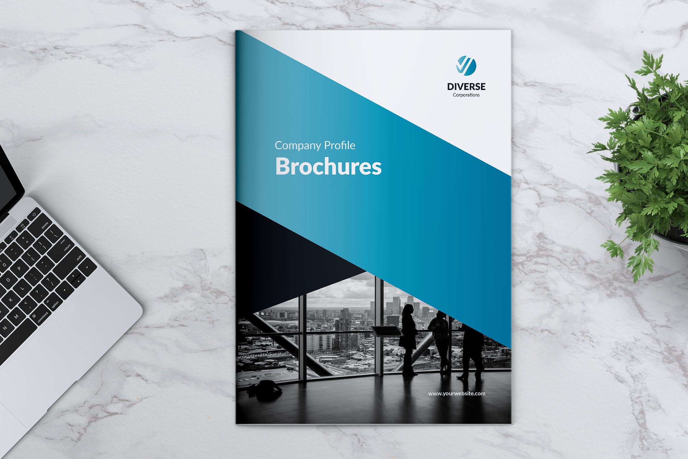 多元化大型公司简介企业画册设计模板 DIVERSE Professional Company Profile Brochures插图