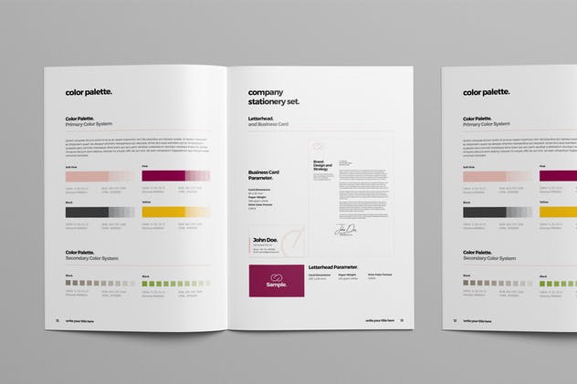 品牌手册/品牌策划文案设计模板 Brand Guideline插图5