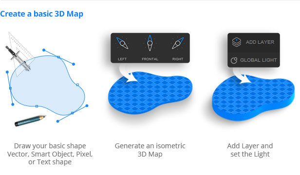 好用的3D地图场景创建利器下载(PS插件、图层样式)插图1