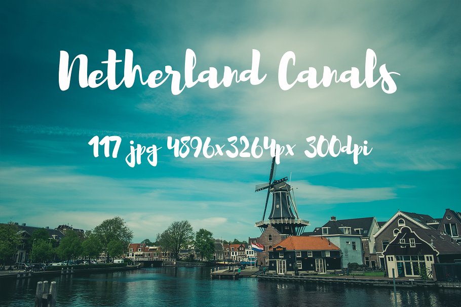 荷兰运河景色照片素材 Netherlands canals photo pack插图1
