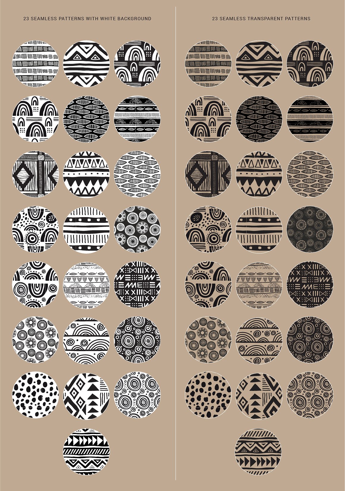 非洲梦系列工艺品设计素材包 African dream – patterns and brushes插图(5)