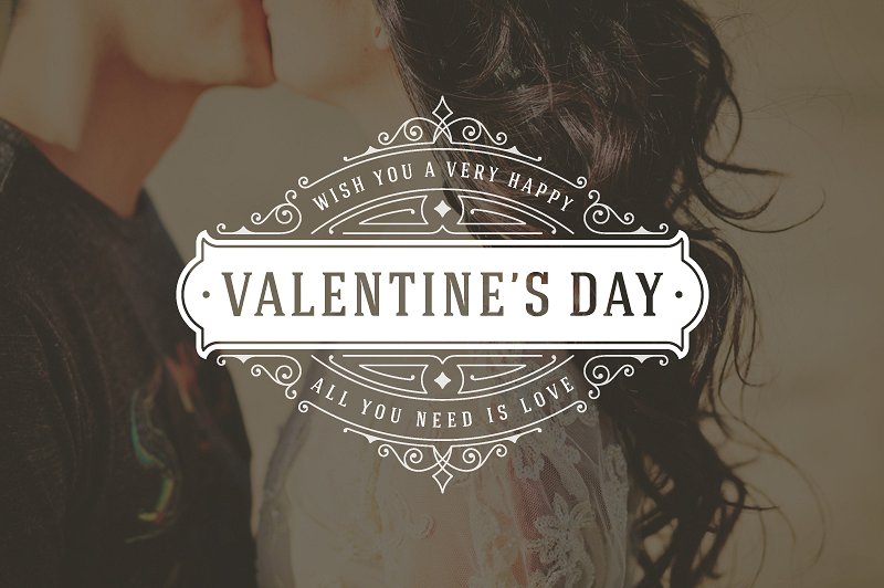 情人节主题矢量设计素材包 Valentine’s Day Bundle插图11