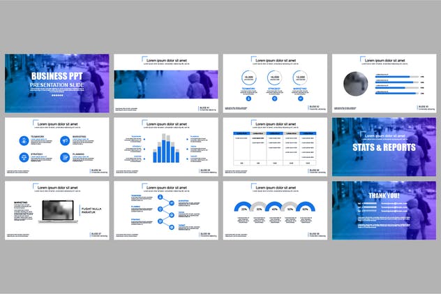 企业市场营销报告PPT演示模板素材 Powerpoint Templates插图4