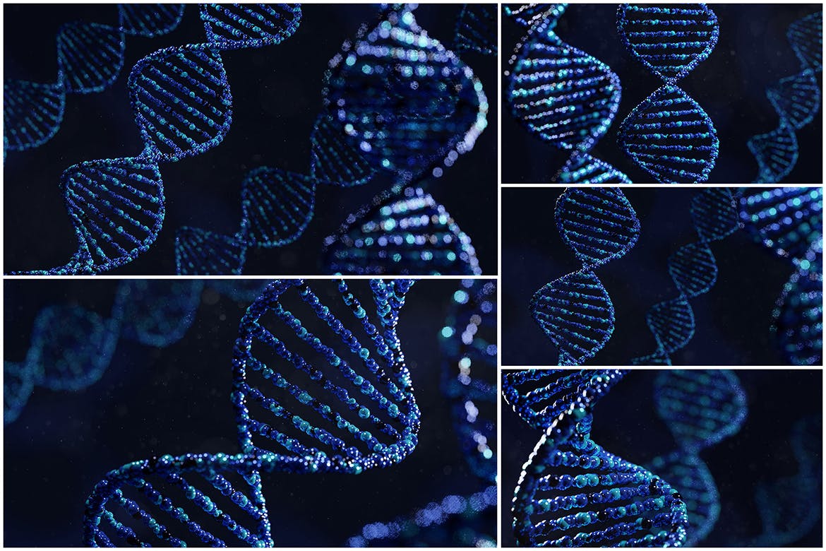 10款DNA链条高清背景图片素材 DNA – 10 Science Backgrounds插图(1)