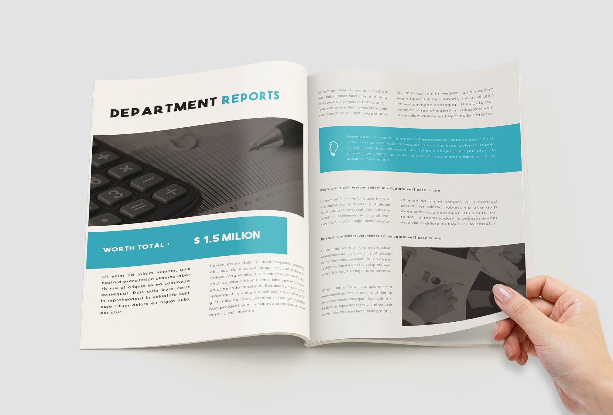 上市公司年度报告设计INDD模板 Annual Report Company插图(4)