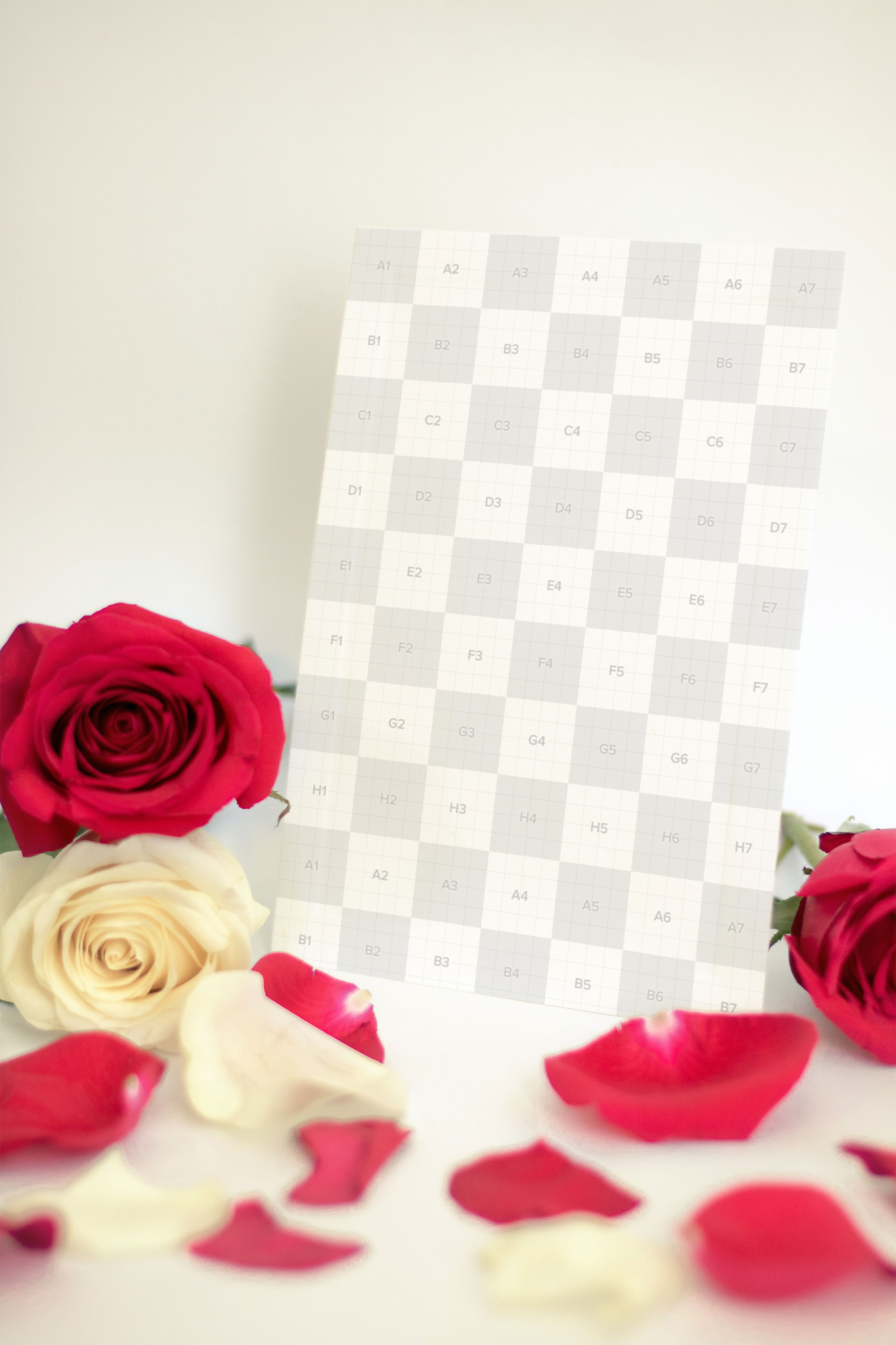 情人节贺卡设计样机模板 Valentine Card Mockup 06插图(2)