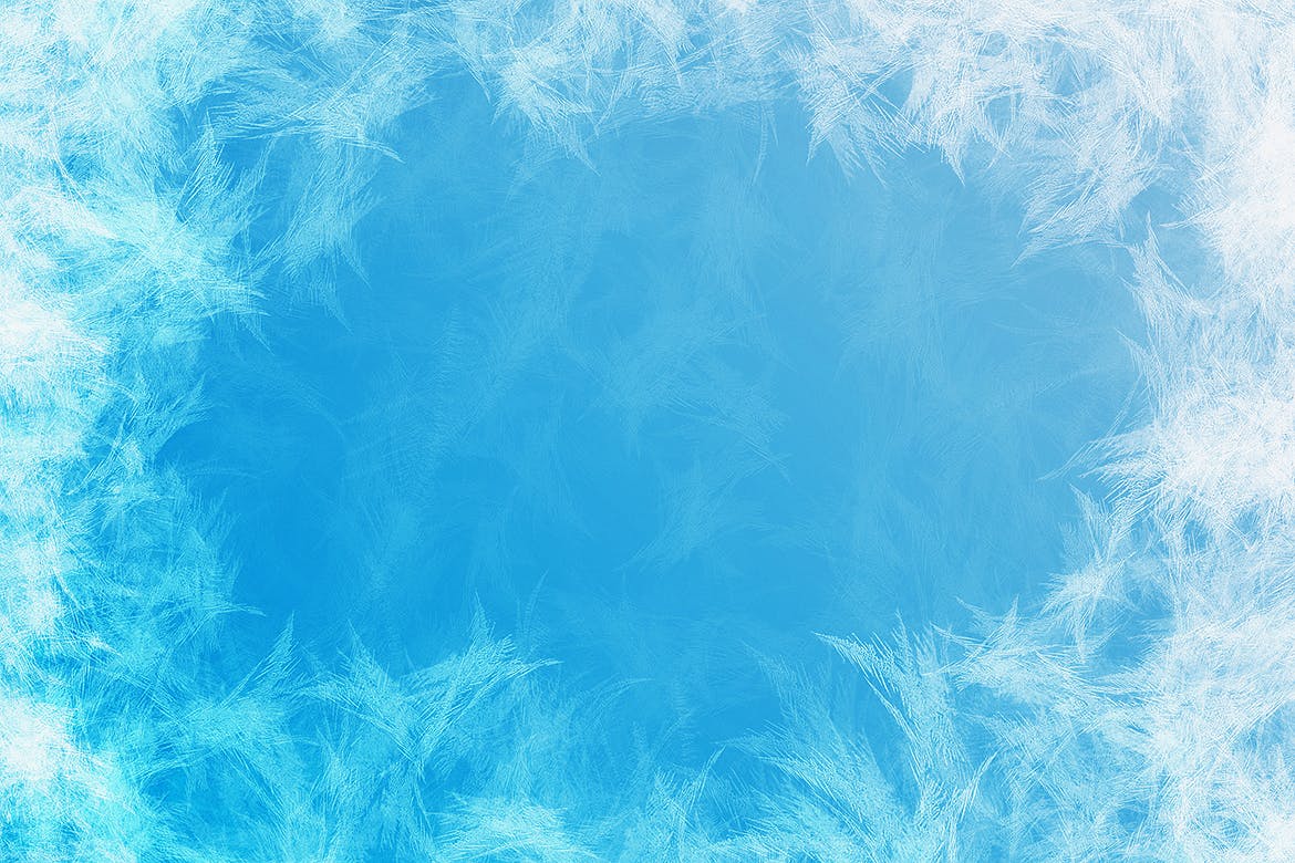 冬季梦幻冰霜装饰框高清背景图素材 Winter Frozen Frame Backgrounds插图(5)