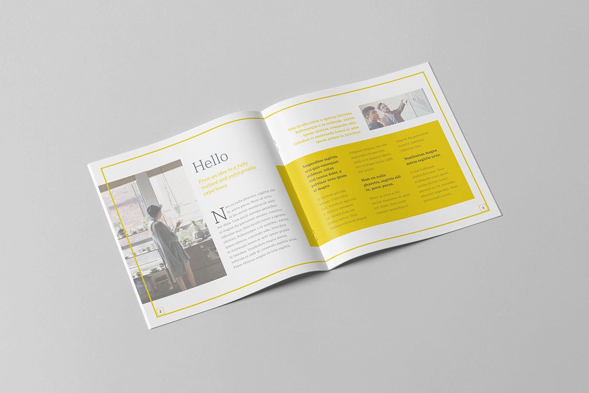 创意公司方形画册设计模板v2 The Creative Brochure – Square Vol.2插图1