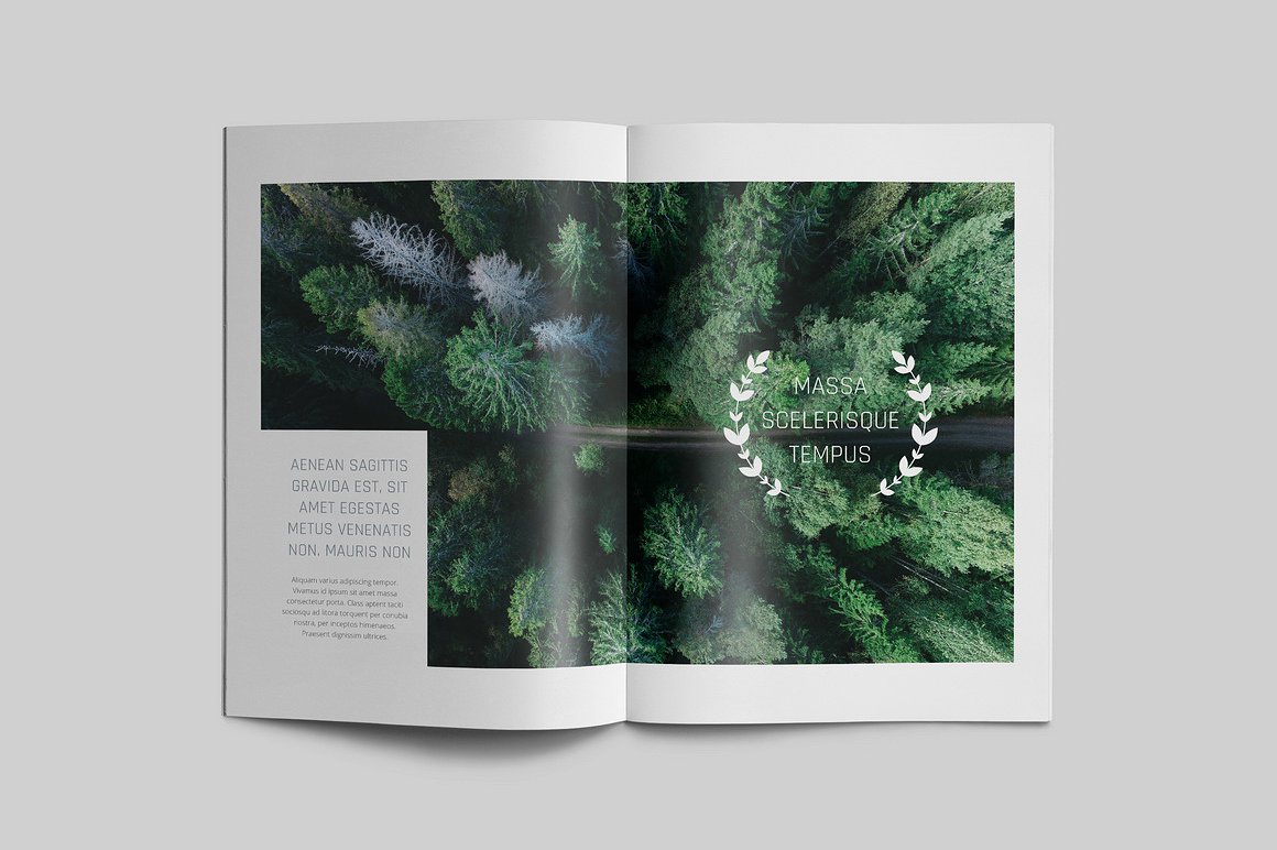 100页漂亮极简的商业化杂志模板下载[indd]插图(31)
