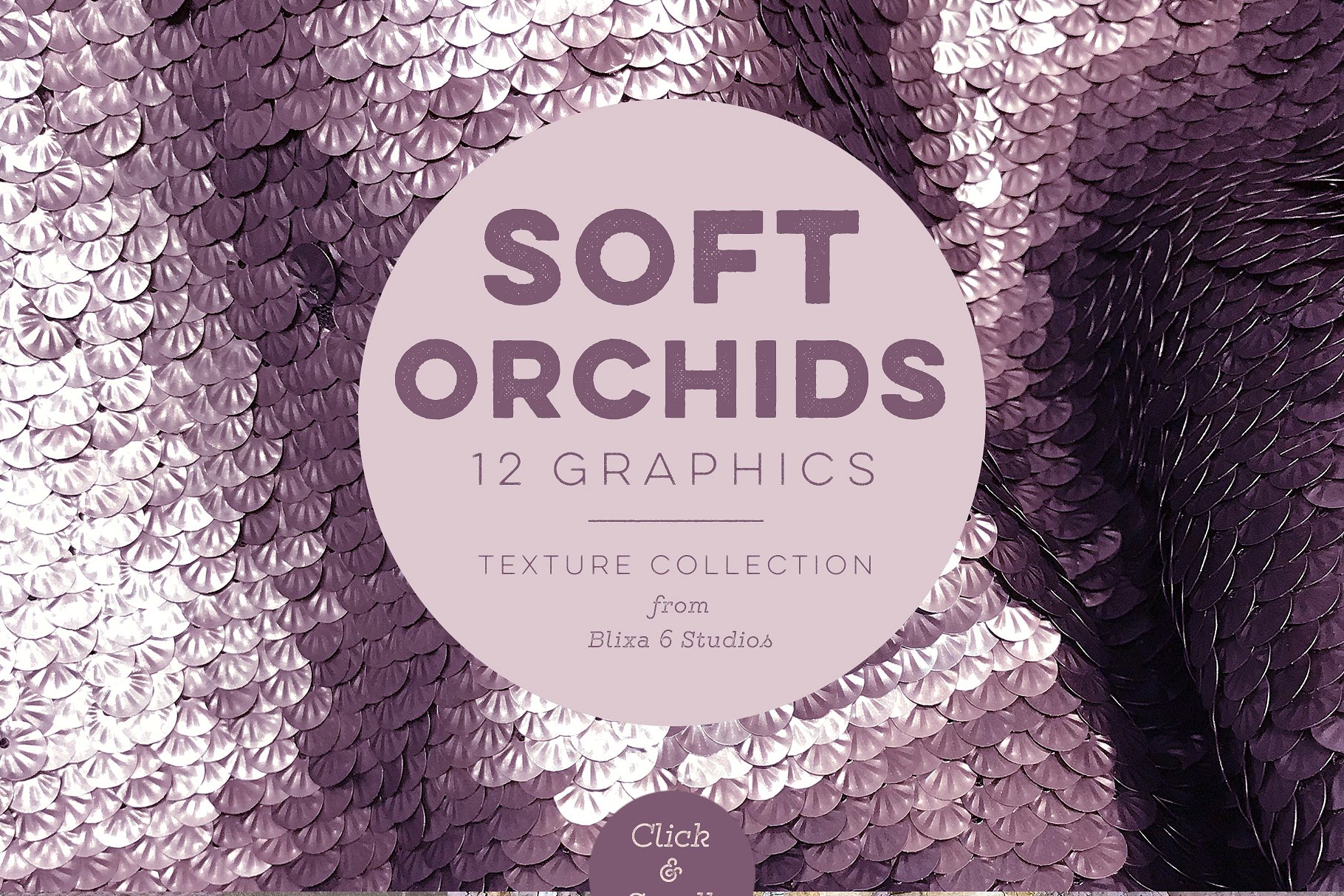 高端紫罗兰色调大理石背景纹理 Soft Orchid Textured Backgrounds插图1
