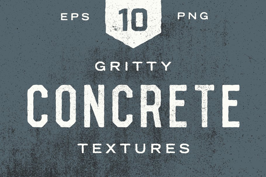 砂砾混凝土结构建筑材质纹理合集 Gritty Concrete Textures插图