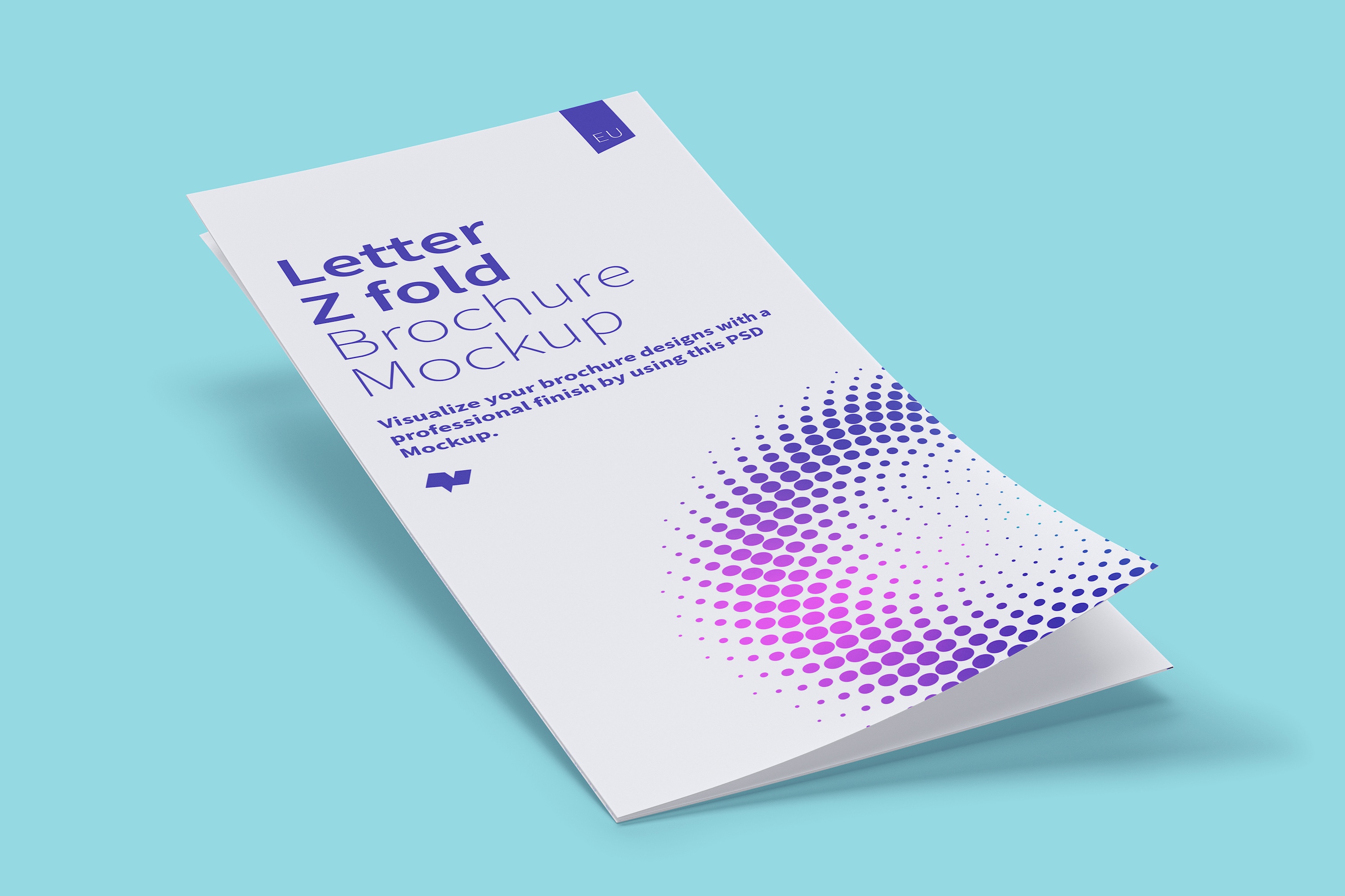 三折页设计折叠传单&小册子设计效果图样机模板01 Letter Z Fold Brochure Mockup 01插图4 三折页设计折叠传单&小册子设计效果图样机模板01 Letter Z Fold Brochure Mockup 01插图4