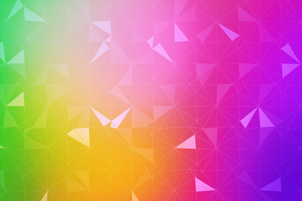 扁平镜面设计风格三角形图案背景素材 Flat Triangle Backgrounds插图6