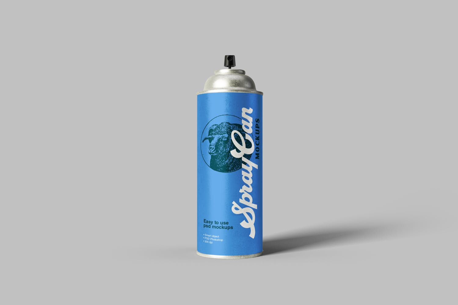 液压喷雾罐外观设计样机模板 Spray Can Mockups插图(3)