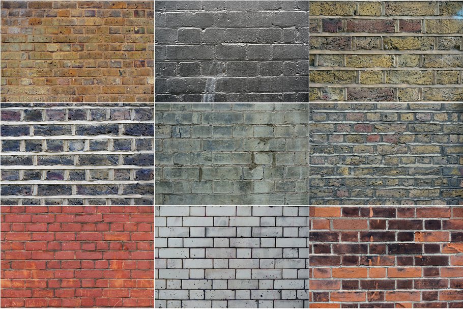 50款砖瓦砖墙纹理 Bricktop 50 brick wall textures插图2