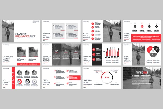 数据统计汇报商业PPT幻灯片模板 Powerpoint Templates插图(5)