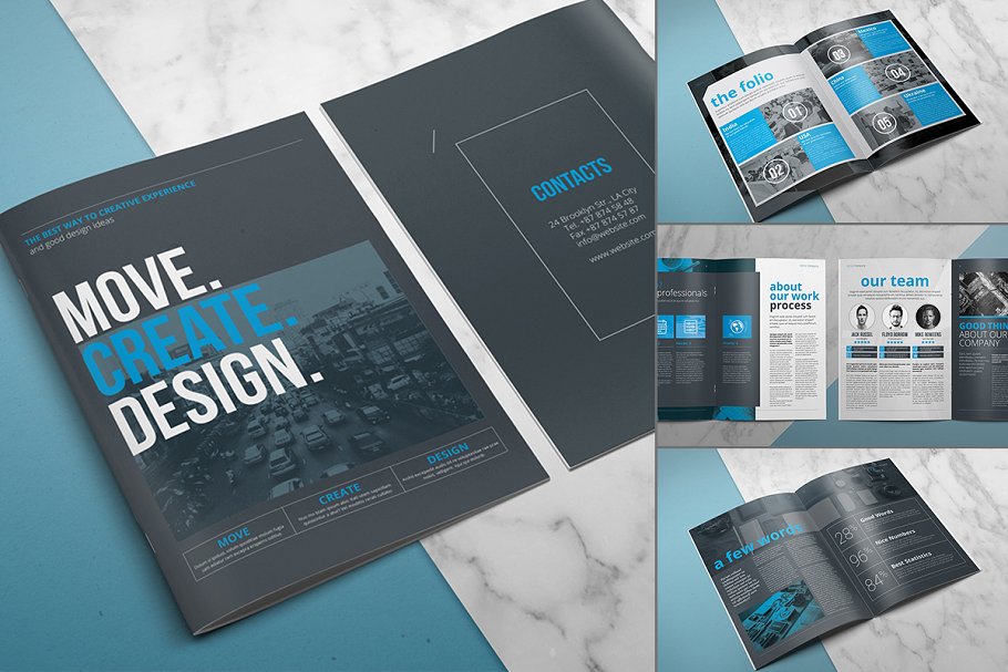 20款创意画册企业文宣手册模板 Big Bundle – 20 Creative Brochures插图3