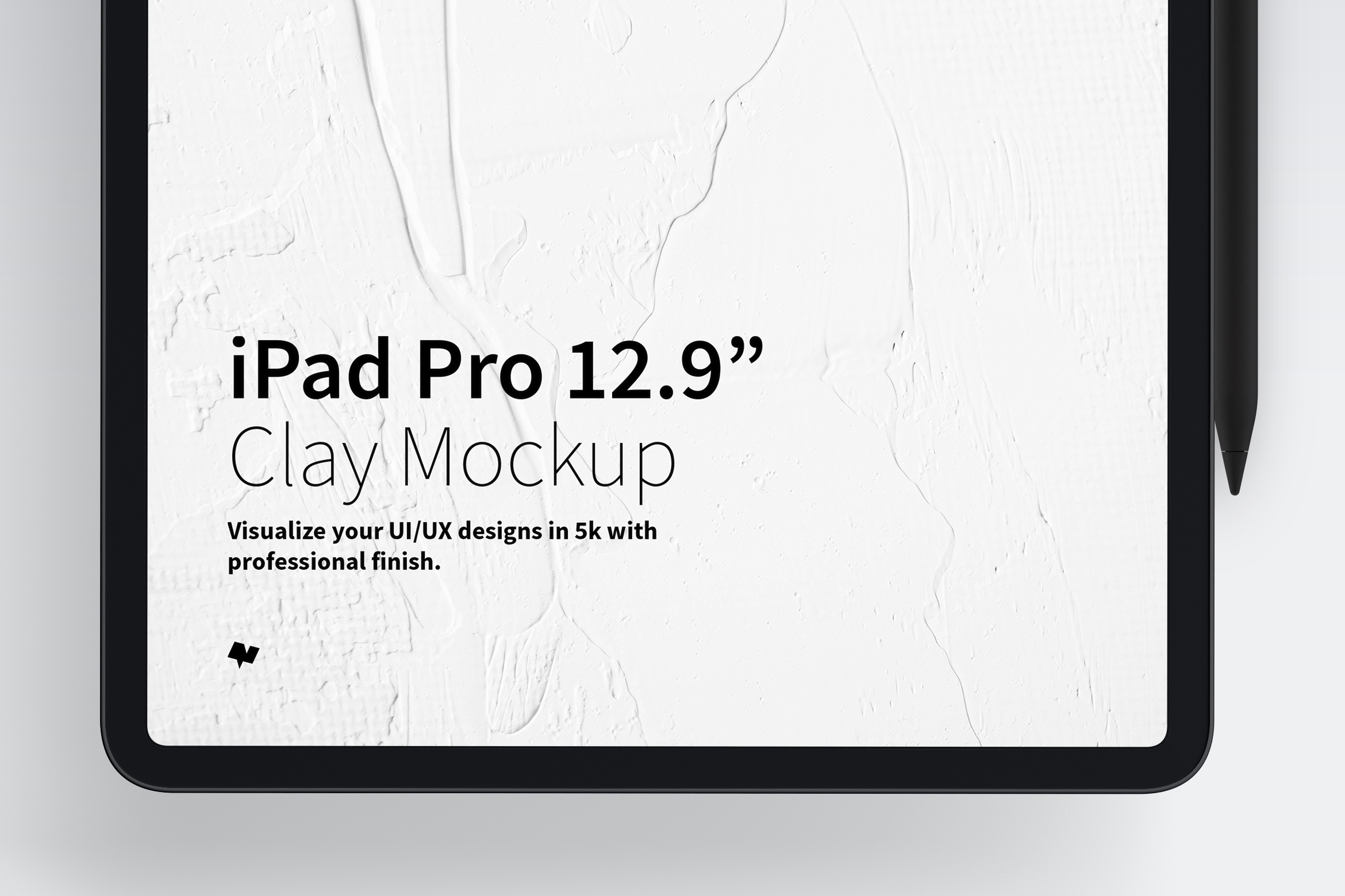 iPad Pro平板电脑屏幕演示正视图样机模板 Clay iPad Pro 12.9” Mockup, Portrait Front View插图2 iPad Pro平板电脑屏幕演示正视图样机模板 Clay iPad Pro 12.9” Mockup, Portrait Front View插图2