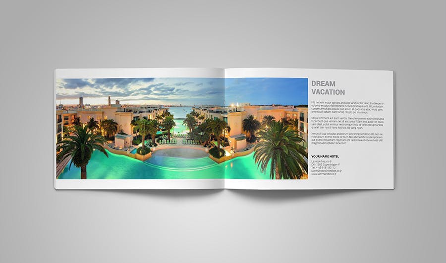 品牌酒店宣传册/房型目录设计模板 Hotel Brochure/Catalog插图(3)