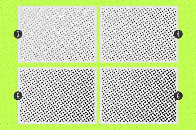 半色调渐变纹理包#1 Halftone Gradients #1 Texture Pack插图(3)