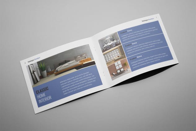 20页室内装修设计公司宣传画册设计INDD模板 Zues – Interior Brochure Template插图5