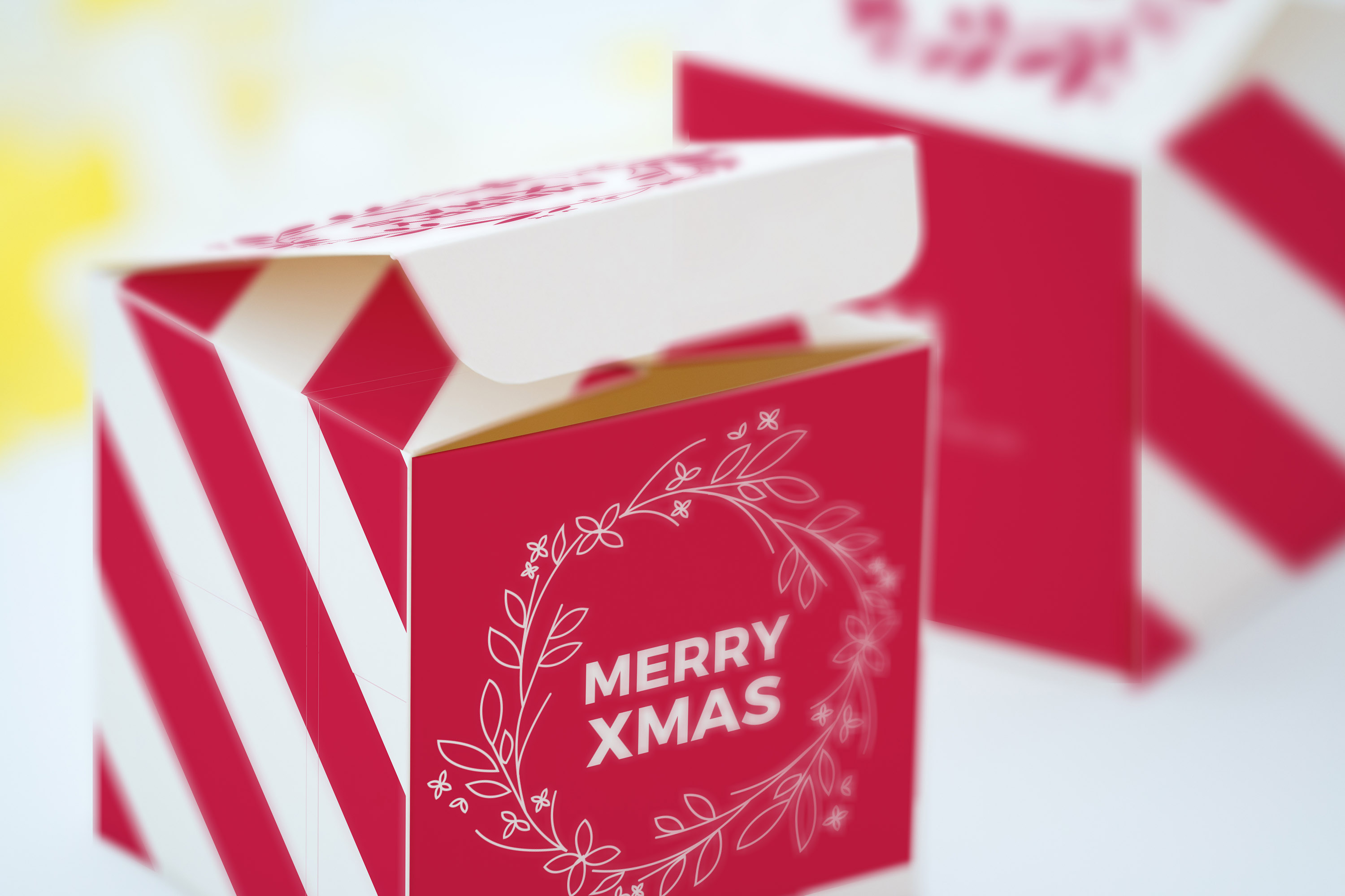 软纸立方体礼品包装盒样机模板02 Soft Paper Cube Gift Box Mockup 02插图1 软纸立方体礼品包装盒样机模板02 Soft Paper Cube Gift Box Mockup 02插图1