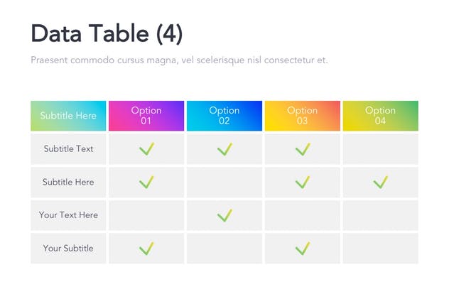 多彩渐变色Google Slides幻灯片设计模板 Colorful Bundle Google Slides插图15