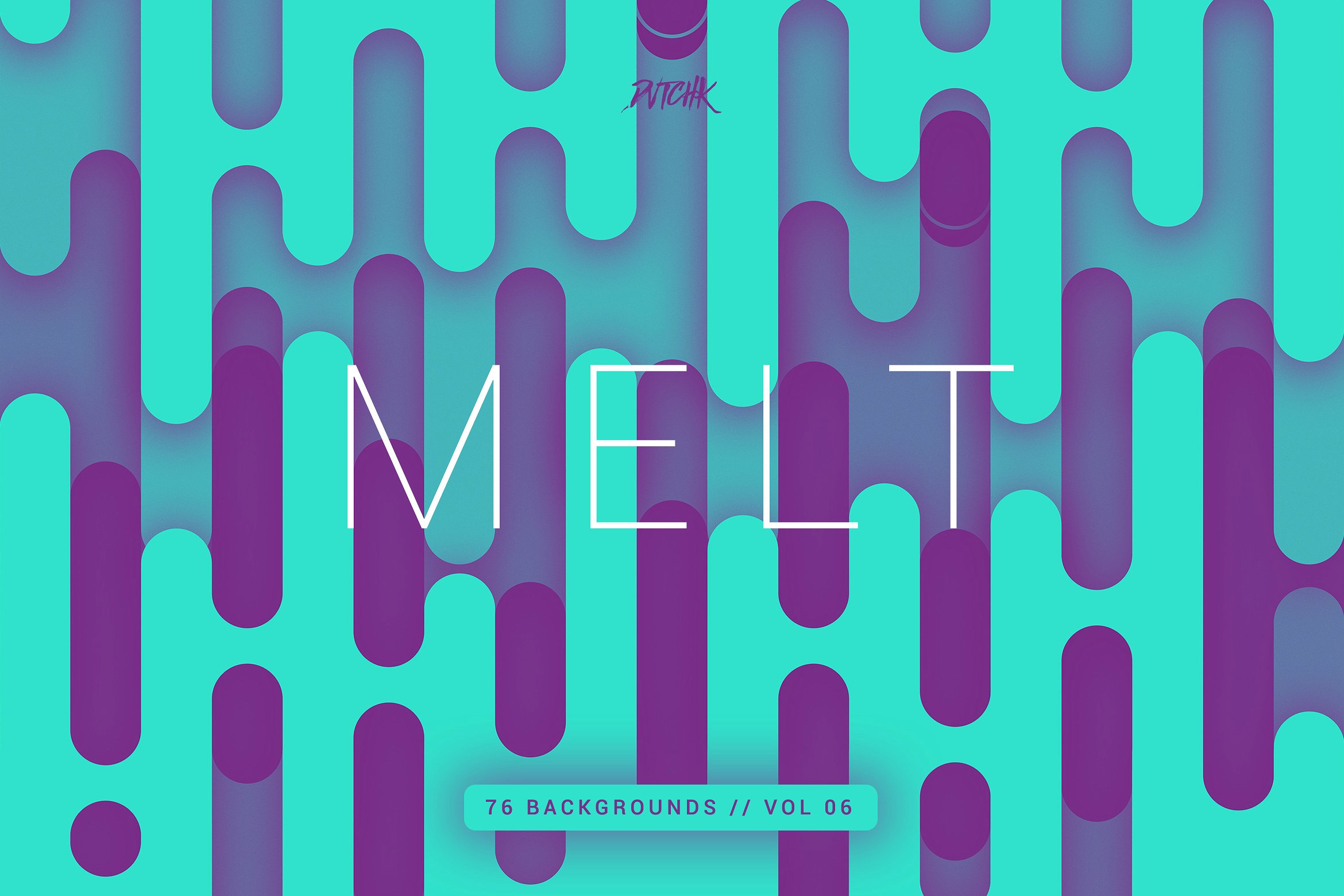 76款抽象圆形背景v6 Melt | Rounded Backgrounds | Vol. 06插图