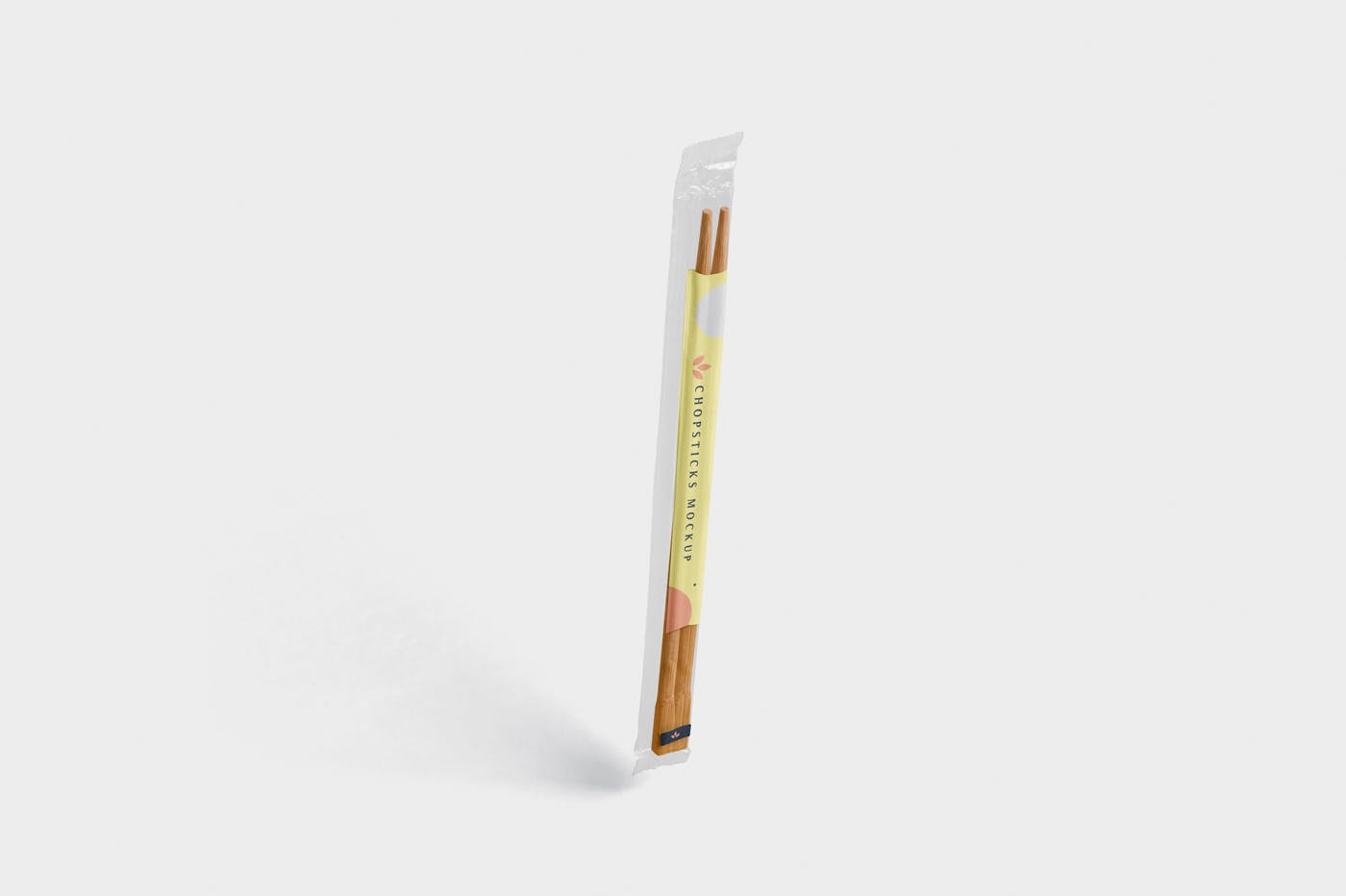 筷子透明包装设计效果图样机 Chopsticks Mockup in Transparent Packaging插图(4)