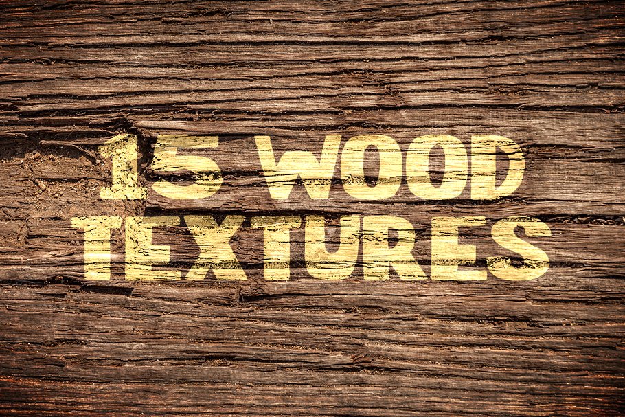 15款逼真真实木纹纹理合集4 Wood Textures Pack 4插图
