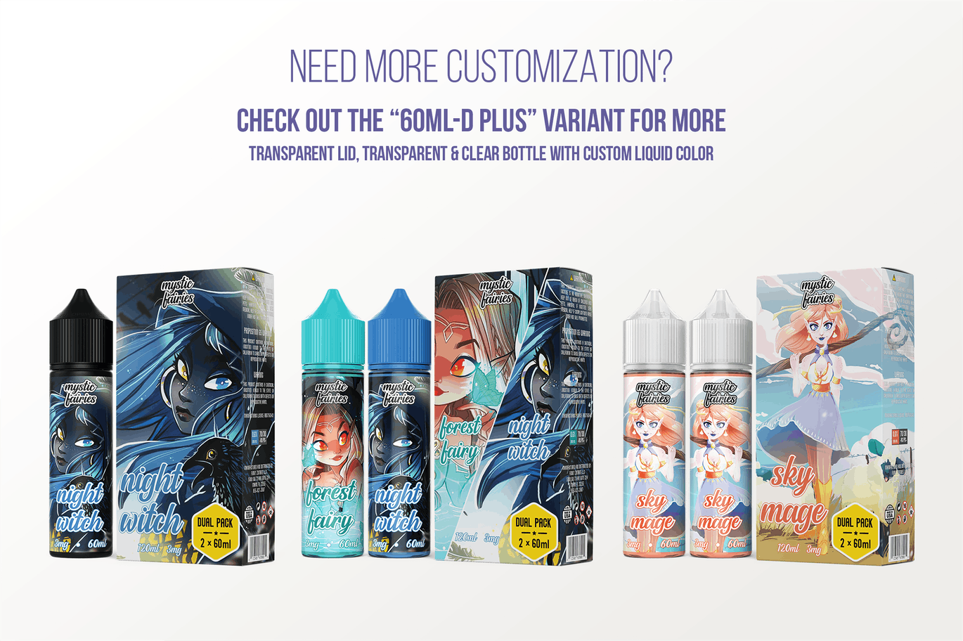 60ml容量电子烟烟油瓶设计样机模板 eLiquid Bottle Mockup v. 60ml-D插图(9)