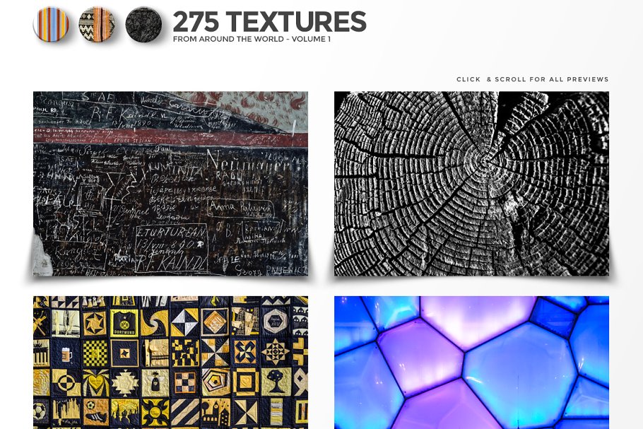 275款凸显世界各地风景文化的背景纹理合集[3.86GB] 275 Textures From Around the World插图9