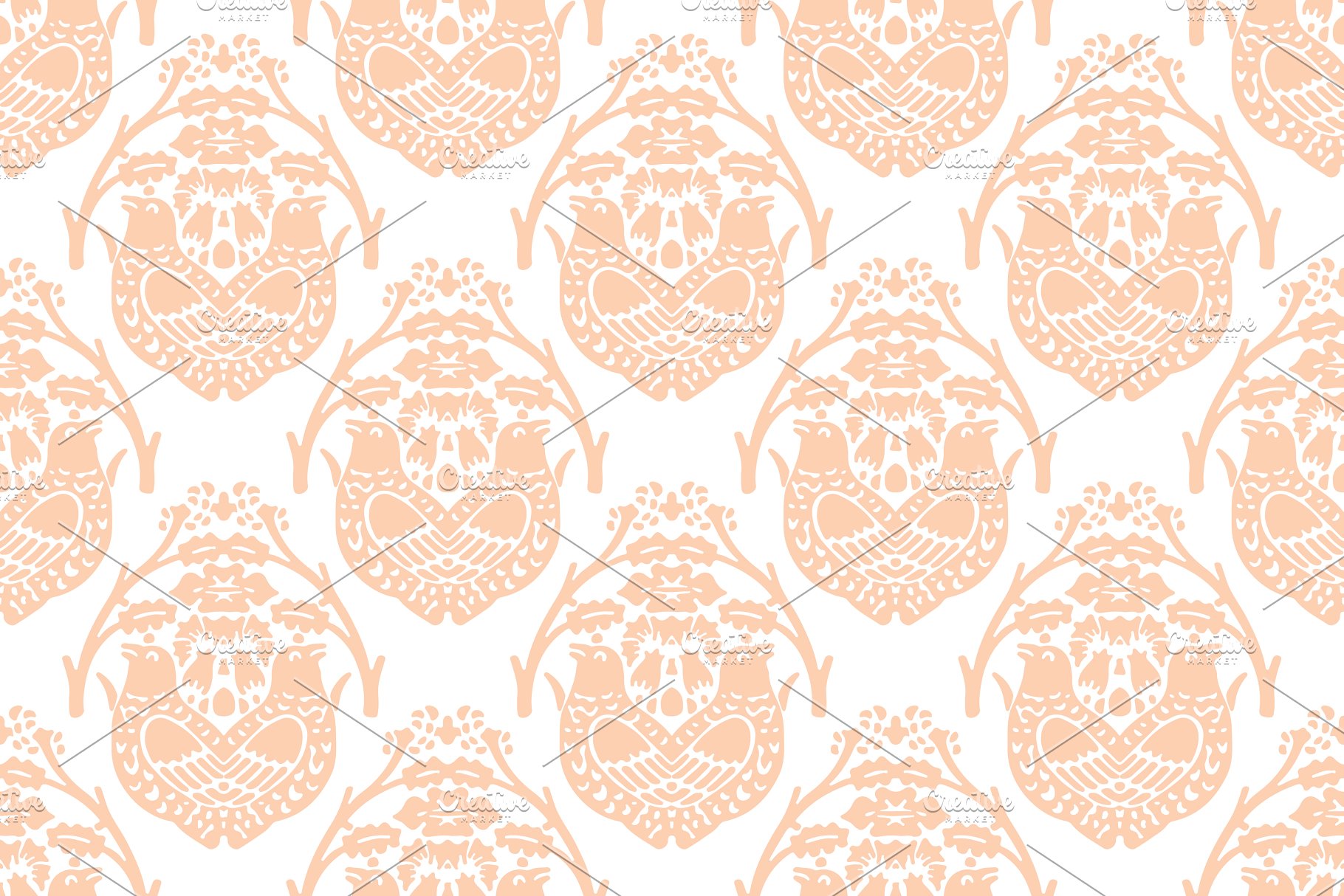 60种颜色1440种锦缎图案纹理[3GB] 1,440 Damask Patterns in 60 Colors插图(15)