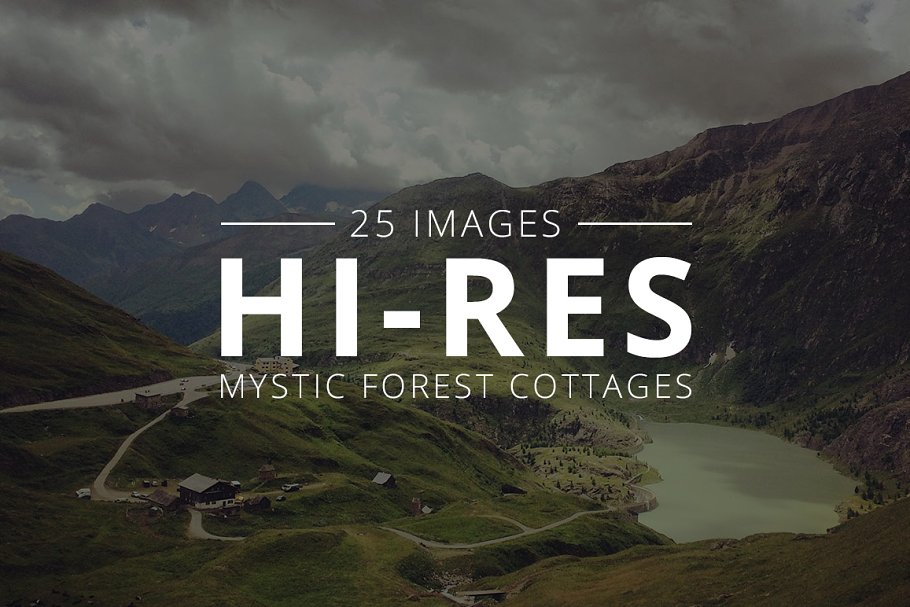 深山村落高清照片素材 Mystic Cottages Pack – 25 Images插图