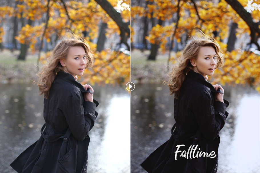秋天的气息照片特效处理PS动作 Falltime – Autumn Photoshop Actions插图5