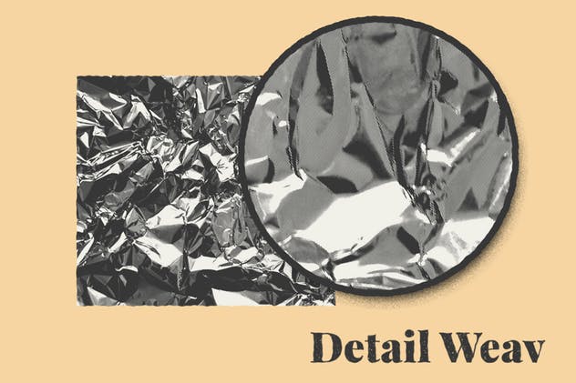 箔纸锡纸折叠皱褶纹理设计素材包 Fold Texture Pack 1.5插图5