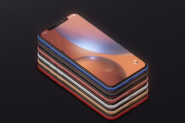 高品质iPhone XR智能设备样机 Phone XR Mockup插图(3)