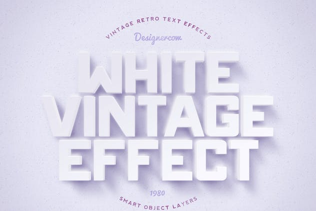14个复古风格立体特效PS字体样式 14 Vintage Retro Text Effects插图(9)