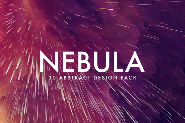 30个科幻抽象星云图像背景素材 Nebula – 30 Abstract Design Pack插图(5)