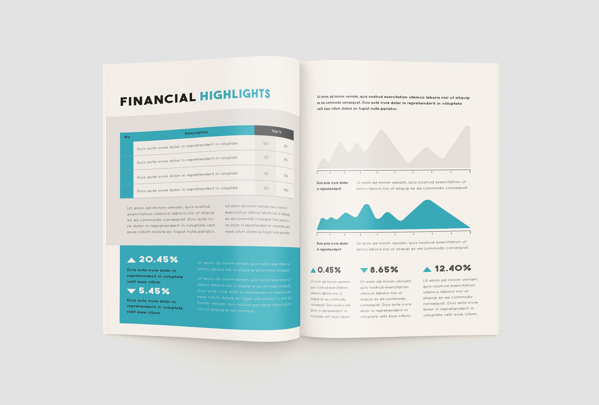 上市公司年度报告设计INDD模板 Annual Report Company插图(6)