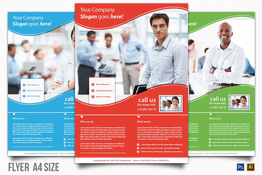 9个店铺活动优惠营销活动传单模板   9 Business Flyer插图(3)