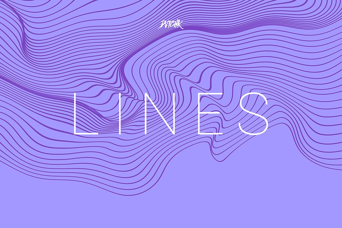 抽象线条波浪背景（第02卷） Lines | Wavy Backgrounds | Vol. 02插图1