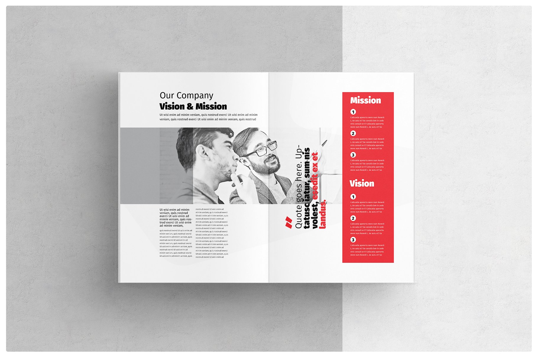 项目招标企业介绍宣传画册模板 Brochure插图(4)