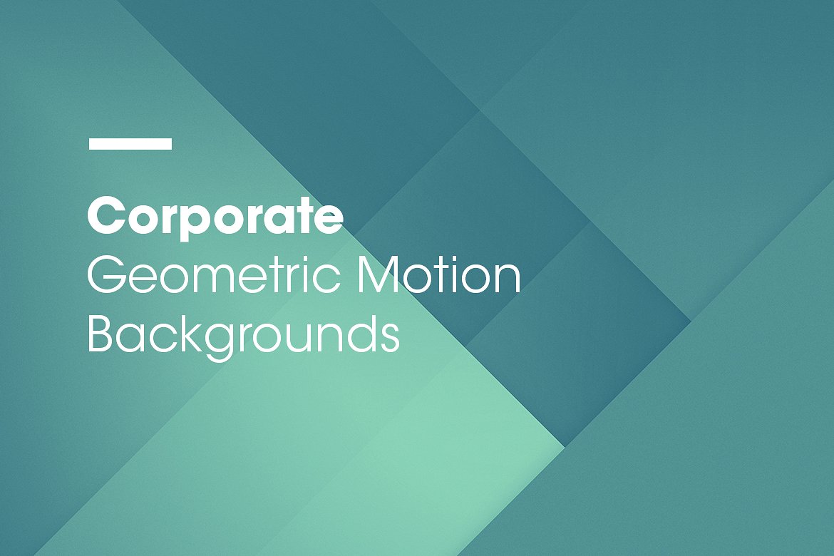 抽象几何背景v1 Corporate | Motion Backgrounds | V01插图(1)
