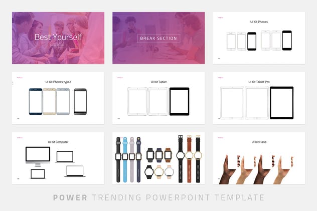 创意产品设计公司/新品发布PPT幻灯片设计模板 Power – Powerpoint Template插图(14)