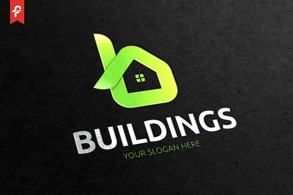 建筑房子主题Logo模板 Buildings Logo插图(1)