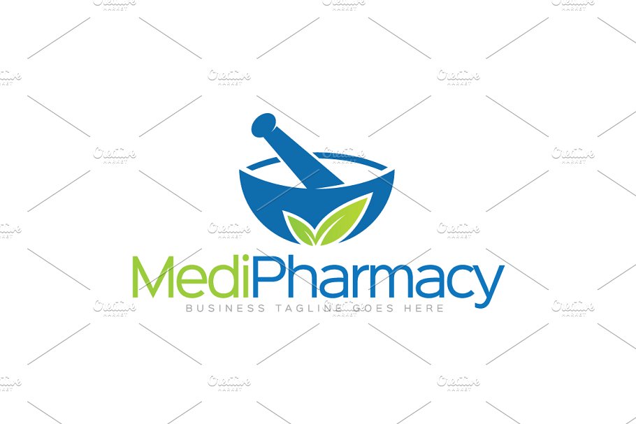 药店/药房Logo模板  Pharmacy Logo插图