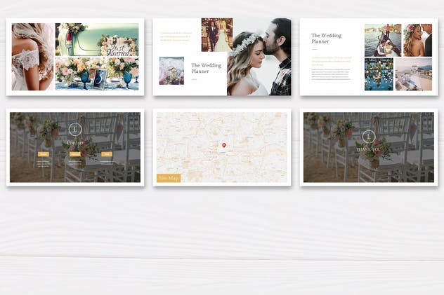 婚礼策划服务品牌Google Slides幻灯片模板 Luci – Wedding Planner Google Slides插图4