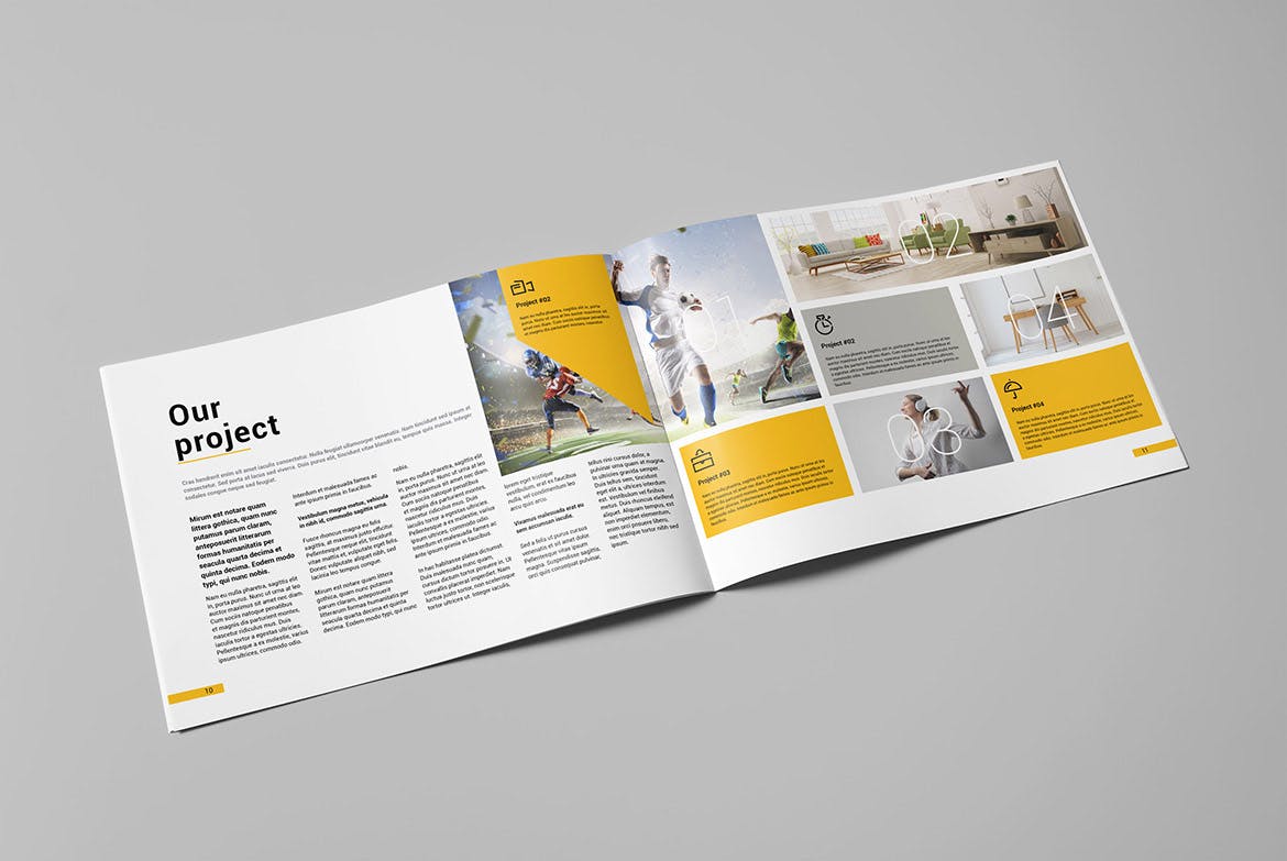 金融咨询公司企业介绍画册设计模板v2 Business Brochure Vol.2 Landscape插图(5)